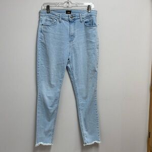 Lee Women's Sky Blue High Rise Jeans
